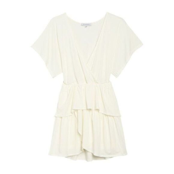 The Vanity Room Dresses & Skirts - VANITY ROOM Tiered Knit Surplice Mini Dress 